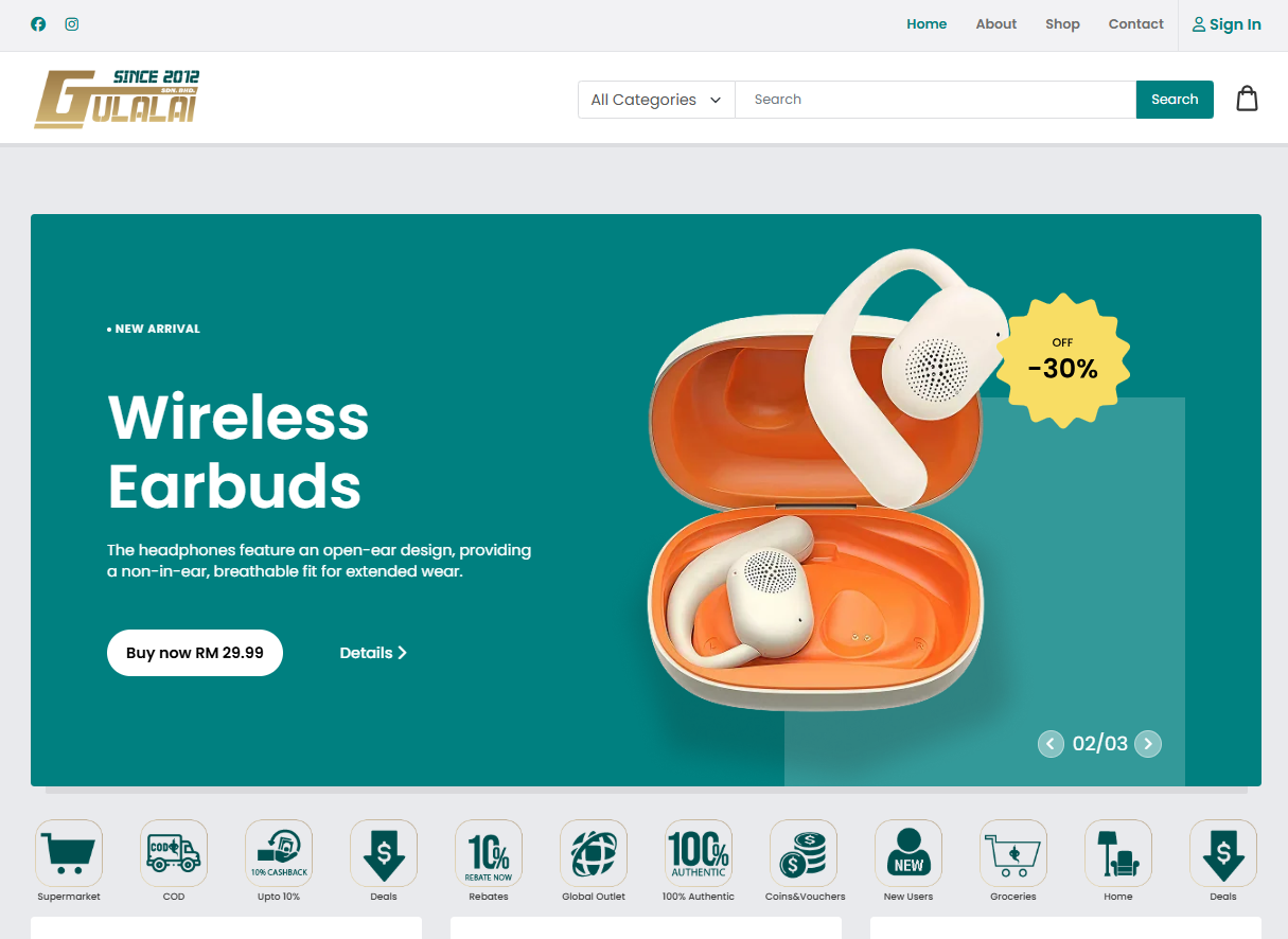 ShopPro – E-Commerce Storefront Solution