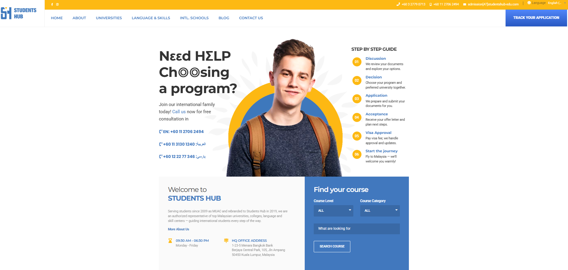 Training & Academy Corporate Website